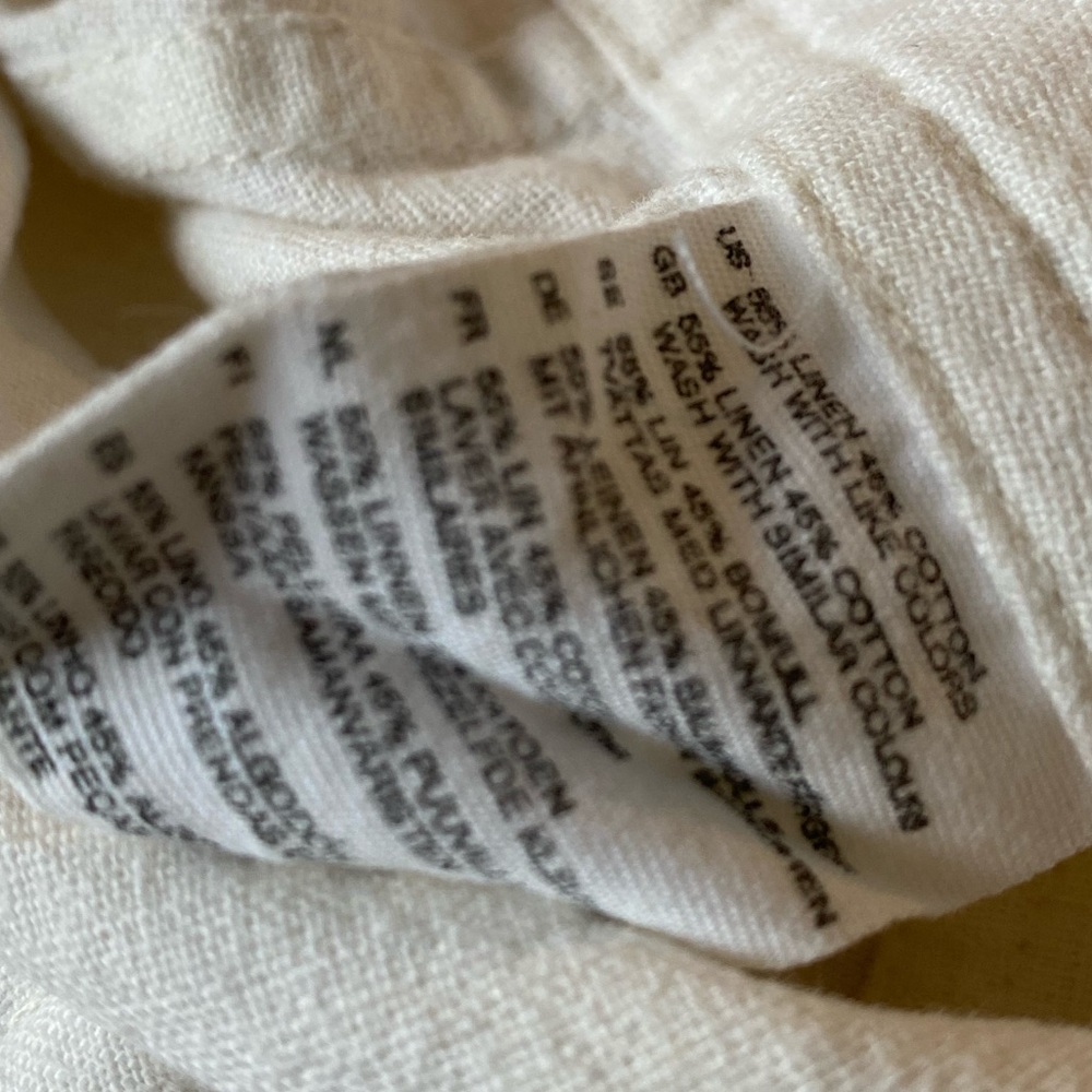 Light cream linen skirt - Picture 2 of 9